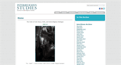 Desktop Screenshot of irstudies.org
